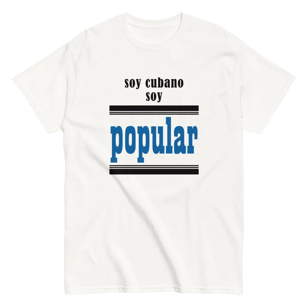 camiseta soy cubano soy popular