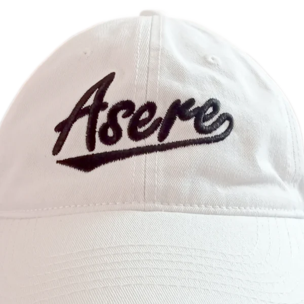 Asere Gorra Blanca Bordada