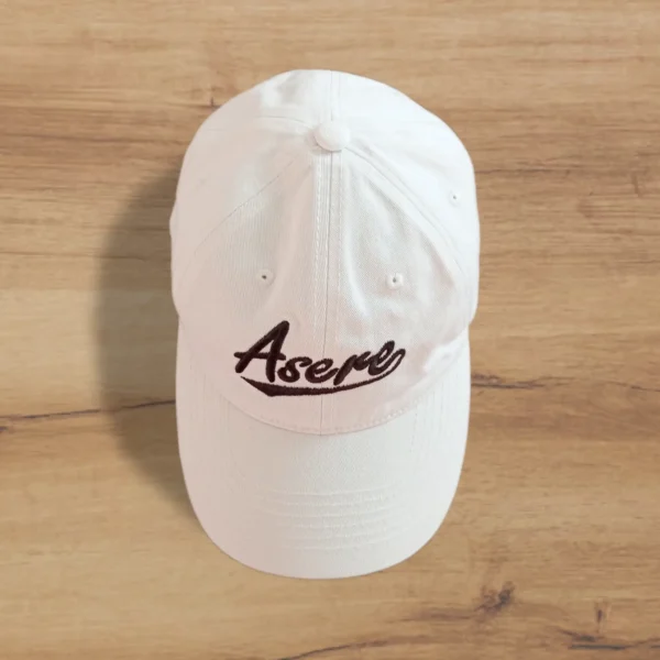 Asere Gorra Blanca Bordada