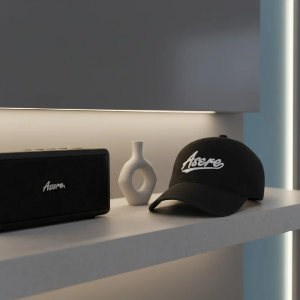 Asere Gorra Negra Bordada